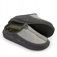 Kapcie męskie - Kapcie Męskie Skórzane Obuwie Domowe Laczki IRE r.42 - miniaturka - grafika 1