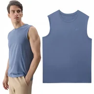 Koszulki męskie - Koszulka Męska 4F Bezrękawnik Tank Top Na Ramiączkach Sportowa SS24 - miniaturka - grafika 1