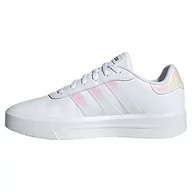 Trampki damskie - adidas Court Platform, Trampki damskie, Ftwr White/Ftwr White/Core Black, 36 2/3 EU, Ftwr White Ftwr White Core Black, 36.5 EU - miniaturka - grafika 1