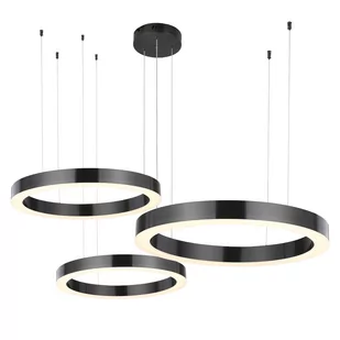 Circle lampa wisząca 40/60/80 LED ST-8848-40+60+80 black Step Into Design - Lampy sufitowe - miniaturka - grafika 1