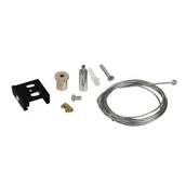 Oświetlenie warsztatowe - KOBI Zestaw do ZAWIESZENIA SZYNOPRZEWODU 2m CZARNY NTTZS2C - miniaturka - grafika 1