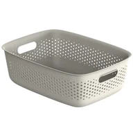 Pudła i pojemniki do przechowywania - Pojemnik Openstore 10 l 39 x 13 x 29 cm biały Spaceo - miniaturka - grafika 1