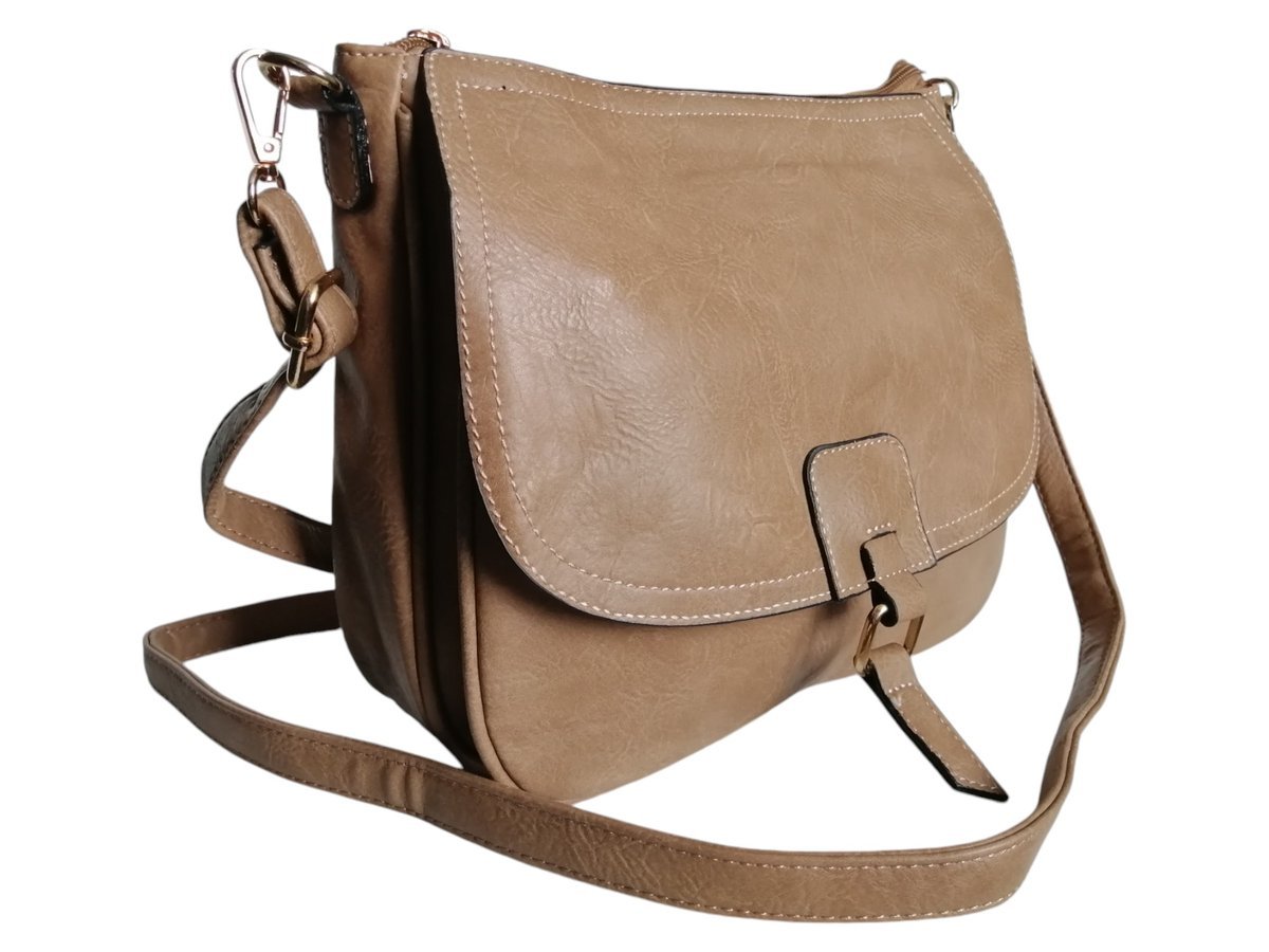 Klasyczna Torebka Damska, Modna Listonoszka, Brązowa Damska Torebka Na Ramię