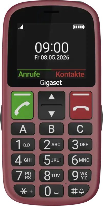 Gigaset GL30 Czerwony