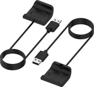 Akcesoria do smartwatchy - INF Ładowarka do Smartwatcha Amazfit A1916 - 100cm Czarna - miniaturka - grafika 1