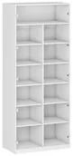 Szafy - Biały korpus szafy z półkami 100 cm N5-N79 - miniaturka - grafika 1