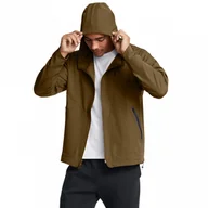 Kurtki męskie - Męska kurtka przejściowa Under Armour UA Unstoppable Jacket Lc - brązowa - miniaturka - grafika 1