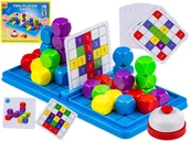 Gry planszowe - Gra logiczna układanka zręcznościowa USTAW KOLORY dla dzieci 3 4 5 6 7 lat - miniaturka - grafika 1