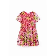 Sukienki - Desigual Sukienka dziewczęca, czerwony, 10 Lata - miniaturka - grafika 1