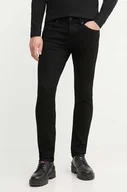 Spodnie męskie - Pepe Jeans jeansy SLIM JEANS męskie kolor czarny PM207388XG9 - miniaturka - grafika 1
