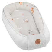 Kokony niemowlęce - Ciepły kokon niemowlęcy 90x50 cm - gniazdo dziecięce przytulanka na zimę lub jesień miś - miniaturka - grafika 1