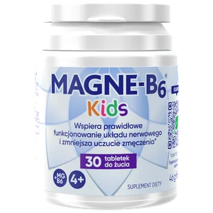 Magne B6 Kids, od 4 lat, smak arbuzowy, 30 tabletek do żucia - Witaminy i minerały - miniaturka - grafika 1