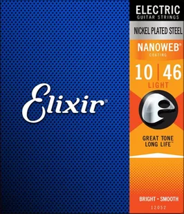Elixir Nanoweb 10-46 12052 - Struny gitarowe  - miniaturka - grafika 1