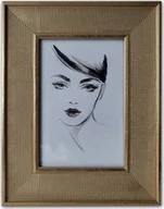 Ramki na zdjęcia - Ramka Home Styling Collection Złota ramka na zdjęcie, 17,5 x 22,5 cm - miniaturka - grafika 1