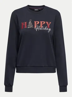 ONLY Bluza Nora 15331079 Granatowy Regular Fit - Bluzy damskie - miniaturka - grafika 1