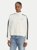 Bluzy damskie - Guess Jeans Bluza W6GQZ3 KB212 Biały Relaxed Fit - miniaturka - grafika 1