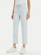 Spodnie damskie - Tommy Hilfiger Jeansy Classic WW0WW41312 Niebieski Straight Fit - miniaturka - grafika 1