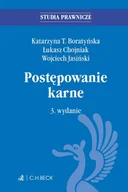 E-booki - prawo - Postępowanie karne - miniaturka - grafika 1