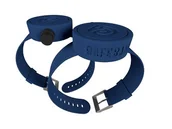 Akcesoria medyczne - Safeband Spray, Silikonowa bransoletka do dezynfekcji, Navy blue - miniaturka - grafika 1