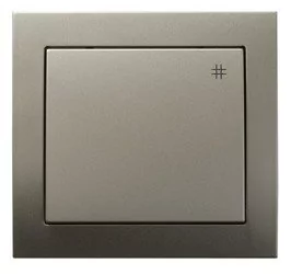 Ospel Kier satyna łącznik krzyżowy ŁP-4W/45 ŁP-4W/45 - Wyłączniki światła i elektryczne - miniaturka - grafika 1