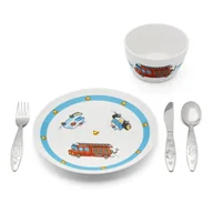 Zestawy naczyń dla dzieci - Zestaw naczyń dla dzieci 5 szt. Emergency vehicles – Zilverstad - miniaturka - grafika 1