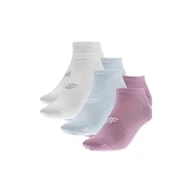Skarpetki damskie - Skarpety skarpetki damskie 4F przed kostkę 3pack USOCF276-90S - miniaturka - grafika 1
