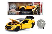 Samochody i pojazdy dla dzieci - Jada Samochód Chevy Camaro Bumblebee 1:24 z filmu Transformers 253115002 729626 - miniaturka - grafika 1