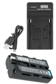 Ładowarki i akumulatory - ZESTAW ŁADOWARKA DC-USB +AKUMULATOR NEWELL NP-F570 - miniaturka - grafika 1