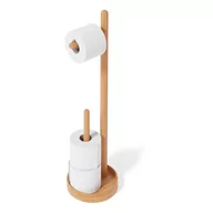 Stojaki i wieszaki na papier toaletowy - Bambusowy stojak na papier toaletowy Wireworks Yoku - miniaturka - grafika 1