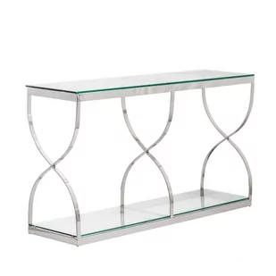 Dekoria.pl Dekoria.pl Konsola Dubai silver 140x40x80 140 × 40 × 80 cm 006-600 - Konsole i sekretarzyki - miniaturka - grafika 1