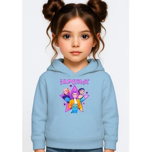 BLUZA DZIECIĘCA KPOP DEMON HUNTERS HUNTRIX 134-140 Z KAPTUREM BAWEŁNIANA - Bluzy dla dziewczynek BLUZA DZIECIĘCA KPOP DEMON HUNTERS HUNTRIX 134-140 Z KAPTUREM BAWEŁNIANA - Bluzy dla dziewczynek - miniaturka - grafika 1