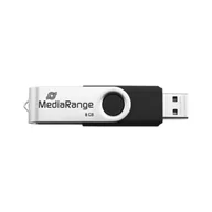 Pendrive - MediaRange MR931-2 16 GB USB Type-A / Micro-USB 2.0 Srebrny, Czarny MR931-2 - miniaturka - grafika 1