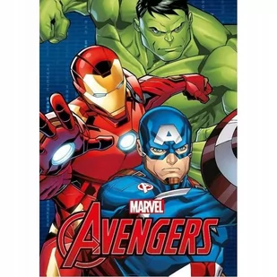 Kocyk Koc Polarowy Avengers Hulk Ironman 100X140 - Koce i narzuty dla dzieci - miniaturka - grafika 1