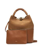 Torebki damskie - Furla Torebka Sfera S WB01679 BX3924 BG 4085S Brązowy - miniaturka - grafika 1