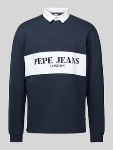 Bluza z kołnierzykiem polo model ‘Joey’ - Koszulki męskie - miniaturka - grafika 1