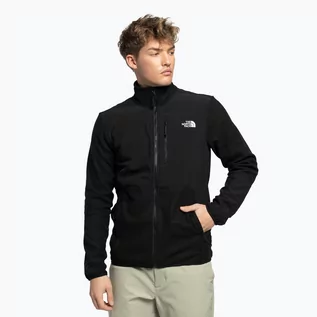 Odzież trekkingowa męska - The North Face Bluza polarowa męska The North Face Glacier Pro Full Zip czarna NF0A5IHSKX71 - grafika 1