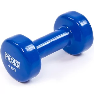PROfit Hantle winylowe Profit 4 kg niebieskie DK 4102 H0189-0 - Hantle i ciężarki - miniaturka - grafika 1