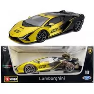 Samochody i pojazdy dla dzieci - Lamborghini Sian FKP 37 yellow fade 1:18 BBURAGO - miniaturka - grafika 1