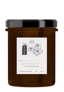 Świece - Aroma Home XMASS - Świeca zapachowa Cosy Christmas Hot Chocolate 230 g - grafika 1