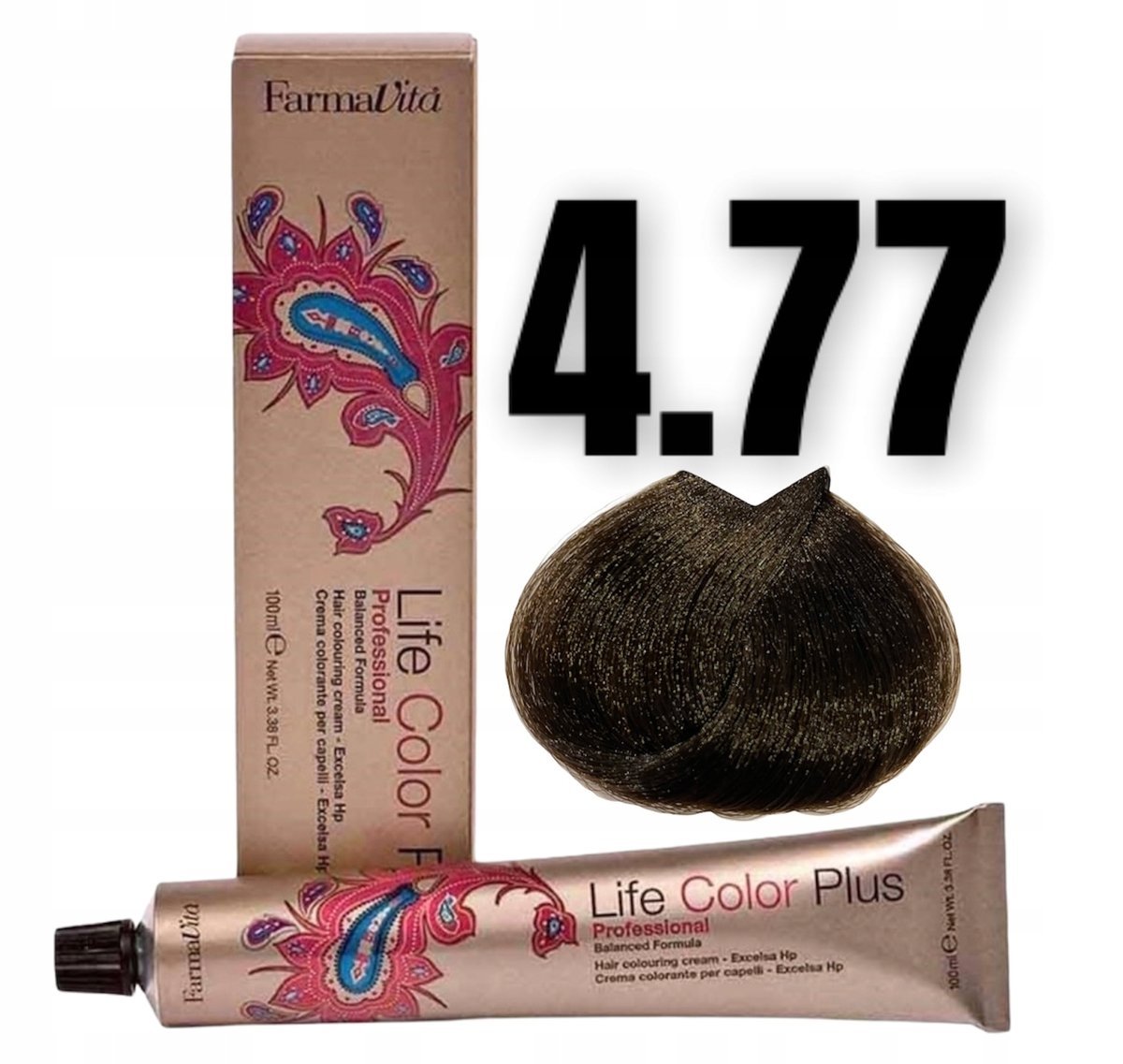 Trwała Koloryzacja Life Color Plus Farmavita - Medium Brown I - 4.88 / 4.77