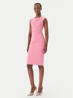 Sukienki - Rinascimento Sukienka koktajlowa CFC0127683003 Różowy Slim Fit - miniaturka - grafika 1