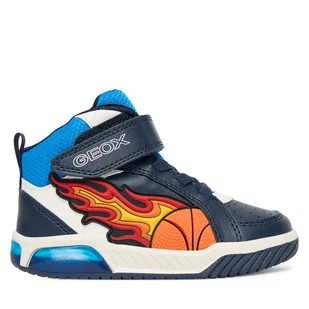 Sneakersy Geox J Inek J569CC 05411 C0693 M Granatowy - Buty dla chłopców - miniaturka - grafika 1