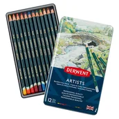 Kredki, ołówki, pastele i pisaki - Kredki Artists 12 Derwent 32092 - miniaturka - grafika 1