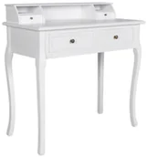 Toaletki - Biały stolik toaletka do makijażu M8-M49 - miniaturka - grafika 1