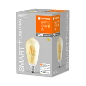 Systemy inteligentnych domów - LEDVANCE SMART+ WiFi E27 6W Edison gold 2 400 K - miniaturka - grafika 1
