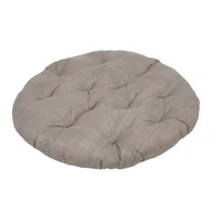 Poduszki ogrodowe - Poduszka okrągła na fotel wiszący 100 x 100 x 10/12 cm beżowy - miniaturka - grafika 1