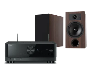 Kino domowe Yamaha RX-V4A (czarny) + Tesi 3 (mokka) - Kino domowe - miniaturka - grafika 1