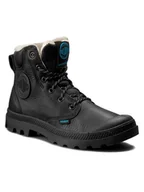 Kozaki damskie - Palladium Trapery Pampa Sport Cuff WPS 72992-001-M Czarny - miniaturka - grafika 1