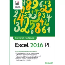 Helion Excel 2016 PL Ćwiczenia praktyczne - Krzysztof Masłowski - Aplikacje biurowe - miniaturka - grafika 1