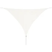 Parasole ogrodowe - vidaXL Żagiel ogrodowy HDPE trójkątny 3,6x3,6x3,6 m, biały - miniaturka - grafika 1